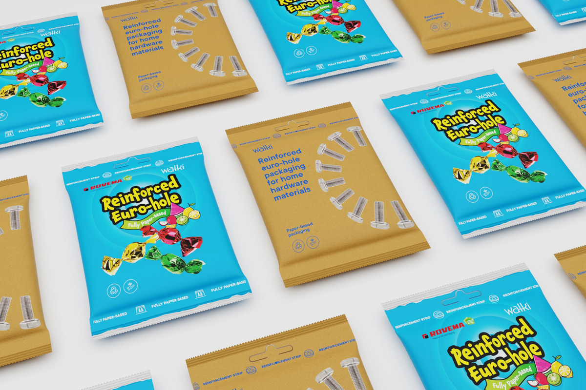 Walki EVO Seal REH - Reinforced euro-hole for food and non-food fibre-based packaging