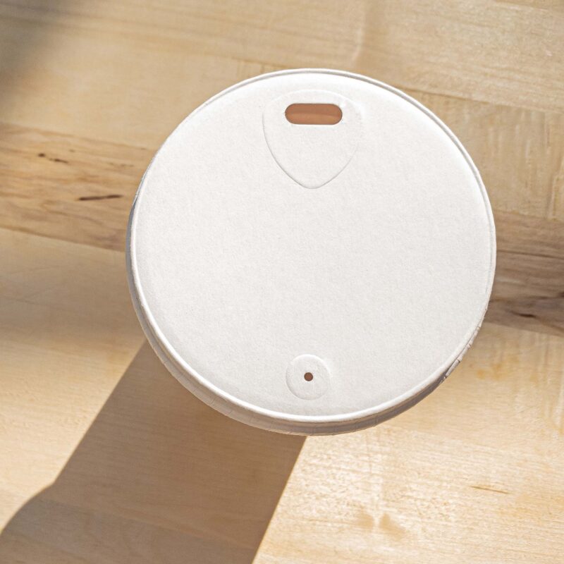 Board cap for paper cups