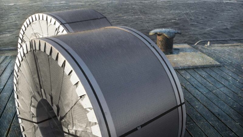 steel coils in harbout