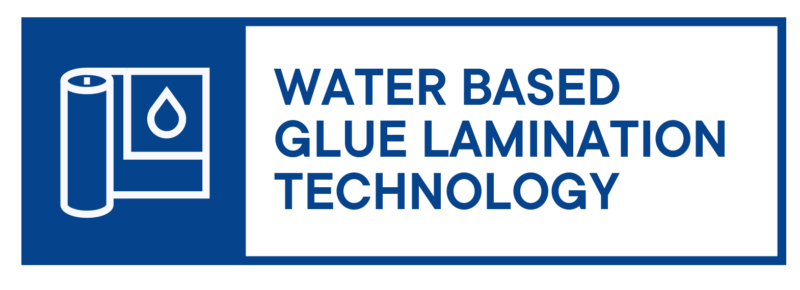 water-based glue lamination