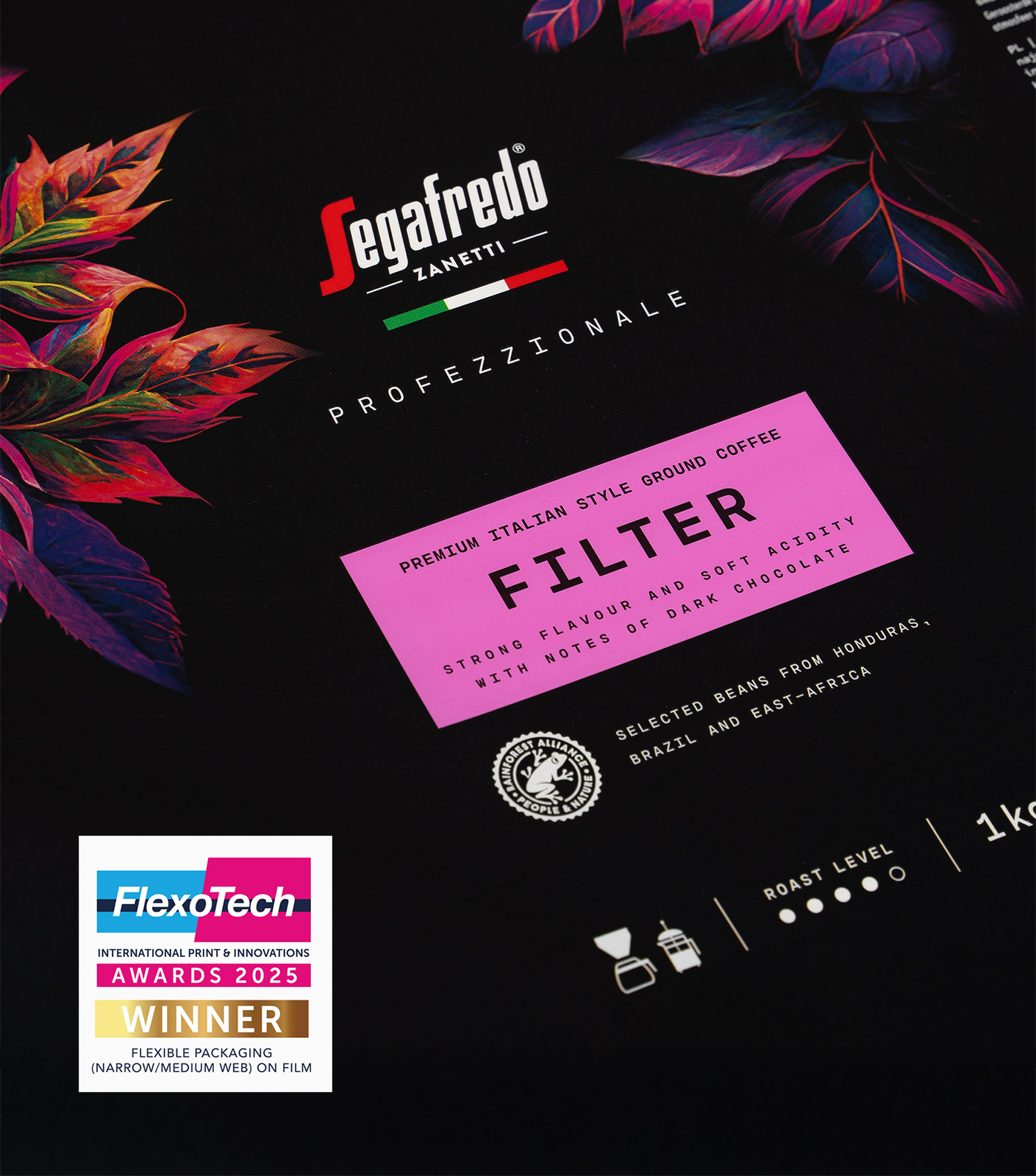 Walki Westpak has been honoured with the 2025 International Print & Innovation Award, securing Best Print in Flexible Packaging for its Segafredo filter coffee packaging.