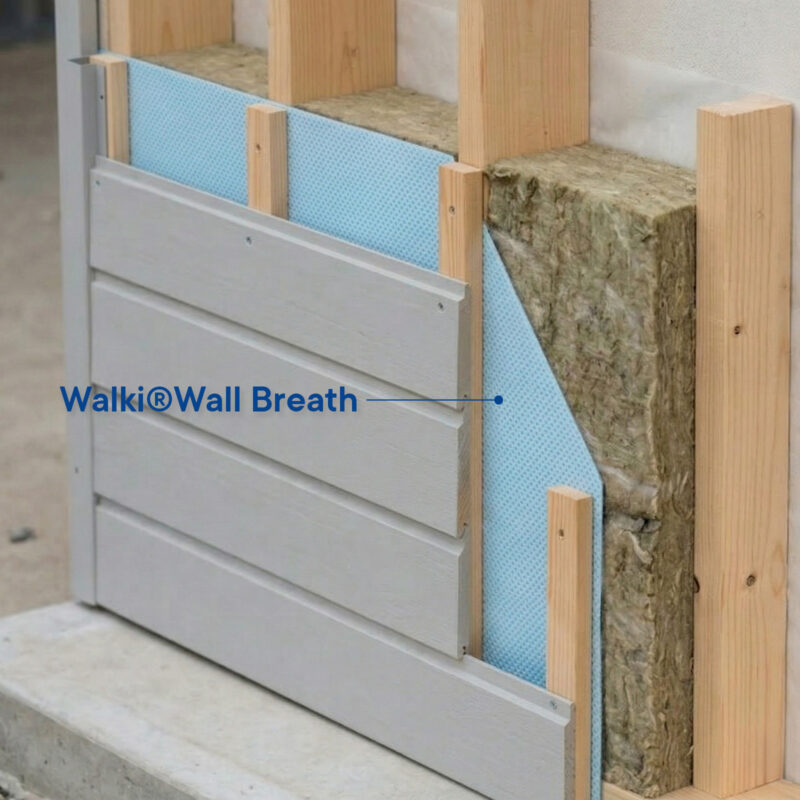 Walki®Wall Breath — breathable wind barrier for closed façades