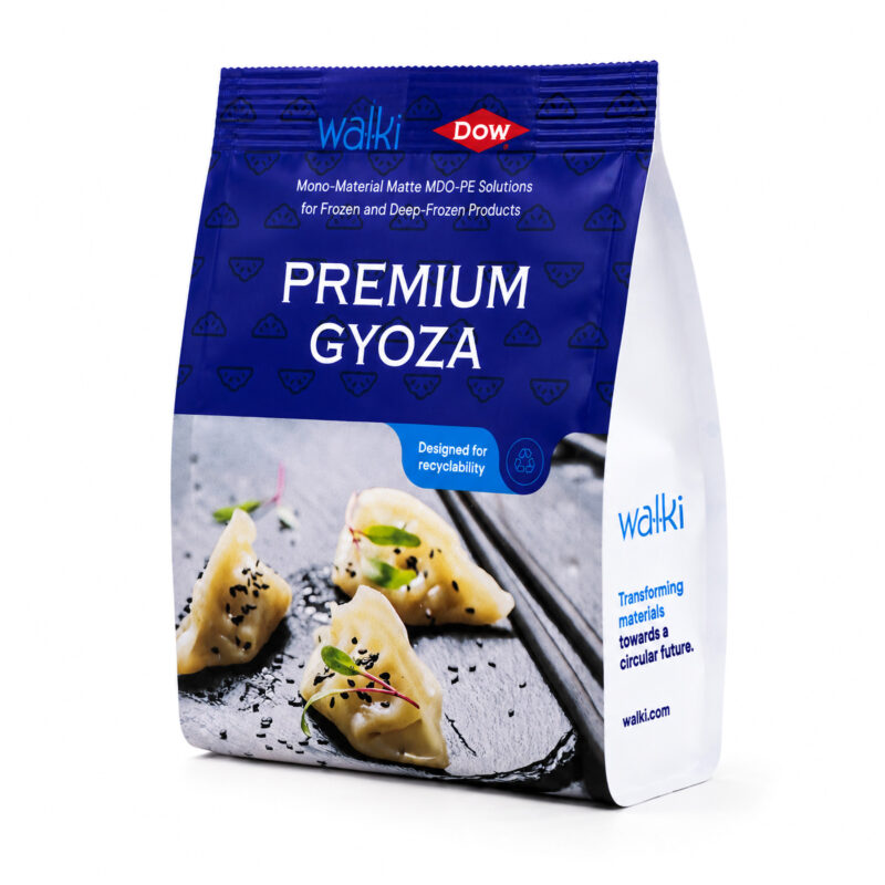 MDO-PE Matt surface pouche with gyoza